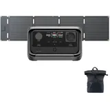 ECOFLOW RIVER 3 Plus Tragbare Powerstation & 60 W Solarpanel, 286 Wh LFP Batterie