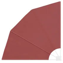 vidaXL Balkonfächer 140 x 140 cm Terracotta-Rot Polyester