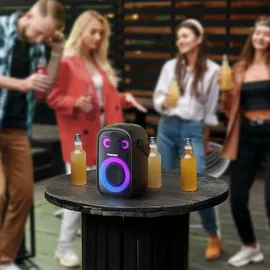 Tronsmart Halo 100 18 h, Akkubetrieb), Bluetooth Lautsprecher, Schwarz