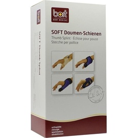 Bort Soft Daumenschiene lang schwarz