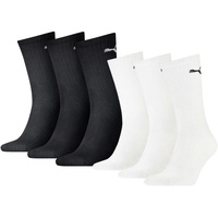 Puma Socken, Unisex 6er Pack Bequem sitzend 35-38