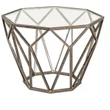 Haku-Möbel Strovili Glas bronze 55 x 55 x 38 cm