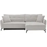 bobb Eckcouch Webstoff 2-Sitzer Grau