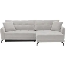 bobb Eckcouch Webstoff 2-Sitzer Grau