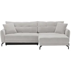 bobb Eckcouch Webstoff 2-Sitzer Grau