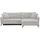 bobb Eckcouch Webstoff 2-Sitzer Grau