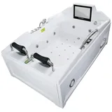 AcquaVapore Whirlpool-Badewanne 188 x 120 cm (T18L)