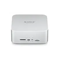 ORICO Data Matrix Mini 10TB Externe Festplatte 2TB SSD und 8TB HDD,40Gbps USB-C Docking Station mit SD/TF,CF-B,USB-C*2,USB-A*2,DP 1.4, Kompatibel mit Mac mini/Studio (DMM13-10T)