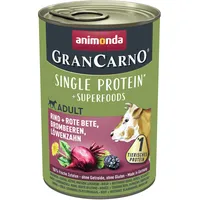 Animonda GranCarno Superfoods Rind + Rote Bete, Brombeeren, Löwenzahn 6 x 400 g