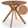 Tectake Gartentisch Ø 70 x 62 cm Braun