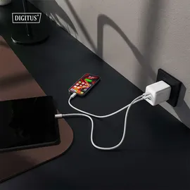 Digitus USB GaN 100W 2x USB-C, 1x USB-A