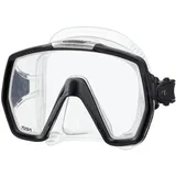 Tusa tauch-maske Freedom HD schnorchelmaske erwachsene profi, silikon transparent, schwarz