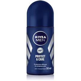 NIVEA MEN Protect & Care Deodorant Roll-On 50 ml – 2 Stück