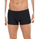 SCHIESSER Shorts gestreift Long Life Soft Pants, elastisch, für Herren, Blauschwarz 8