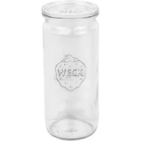 Mambocat 24er Set Weck Gläser Zylinderglas 600ml, 1/2L Sturzgläser