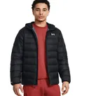 Daunenjacke UNDER ARMOUR "LEGEND DOWN HOODED JACKET", Herren, Gr. XXL, schwarz-weiß (schwarz, schwarz, weiß), Obermaterial: 100% Nylon. Wattierung: 100% Entendaune, normal, Jacken Daunenjacke, mit geradem Abschluss, aus Nylon, mit Entendaunenfüllung