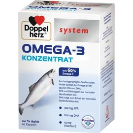 Doppelherz System Omega-3 Konzentrat Kapseln 60 St.