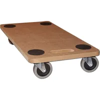 BigDean Möbelroller 250kg Rollbrett MDF Möbel Hund Roller Transportroller