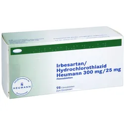 Irbesartan/hydrochlorothiazid Heumann 300/25 Fta 98 St
