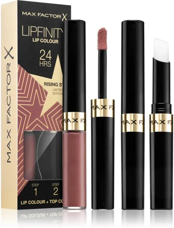 Max Factor Lipfinity Rising Stars langanhaltender flüssiger Lippenstift mit Balsam Farbton 082 Stardust 1 St.