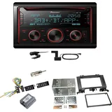 Pioneer FH-S820DAB DAB+ Bluetooth Einbauset für Mercedes Sprinter W906 Crafter