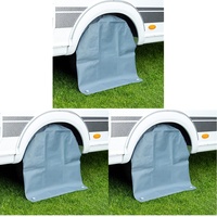 Cartrend 10685 Caravan Radschutzhülle XL Radschutz Reifenabdeckung Reifentasche Schutzhülle wasserdicht, für 15 bis 17 Zoll Reifengröße (Packung mit 3)