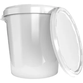 FixedByU Hobbock Eimer 31,5 L 3-tlg. Weiß