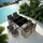 Tectake Bilbao Set 9-tlg. natur