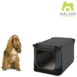 Maelson Soft Kennel Transportbox, faltbar - anthrazit - 72 x 51 x 51