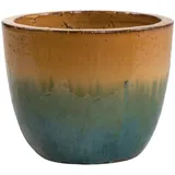 Dehner Sparta Ø 30 x 24 cm Terracotta/Blau