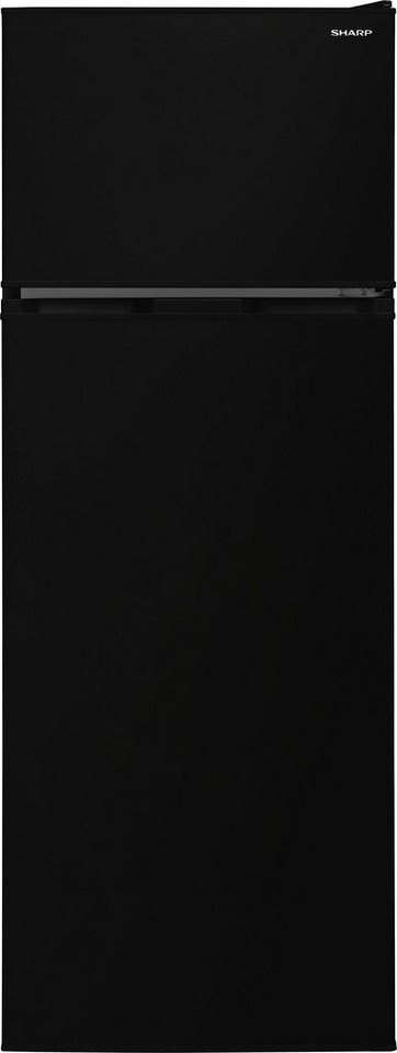Sharp Top Freezer SJ-FTB01ITXBD-EU, 145 cm hoch, 54 cm breit schwarz