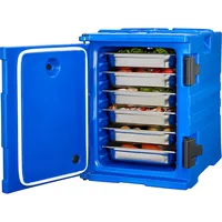 Vevor Isolierter Speisenbehälterträger Warmhaltebox für Gastronomie 90 L, Speisenbehälter