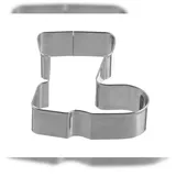 Schneider Edelstahl Nikolausstiefel Cookieausstecher 14x11x3cm, 1 Stk