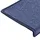 vidaXL Stufenmatten 15 Stk. 65x21x4 cm Blau Rechteckiger Rand