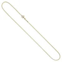 Schmuck Krone Goldkette 1,0mm Venezianerkette aus 333 Gelbgold, 50cm, Gold 333 goldfarben