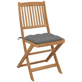 vidaXL Gartenstuhl klappbar 47,7 x 57 x 91 cm braun 8 St.