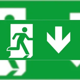 CEAG Notlichtsysteme Piktogrammscheibe 1-seitig 40071354132