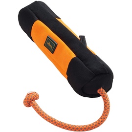 Hunter Trainer Snack Dummy mit Seil orange/schwarz 20 cm
