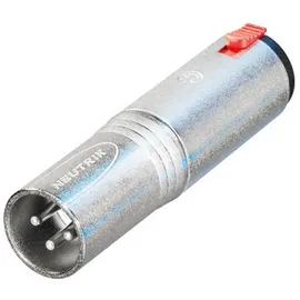 Neutrik NA3MJ XLR-Adapter XLR-Stecker - Klinkenbuchse 6.35mm Stereo 1St.