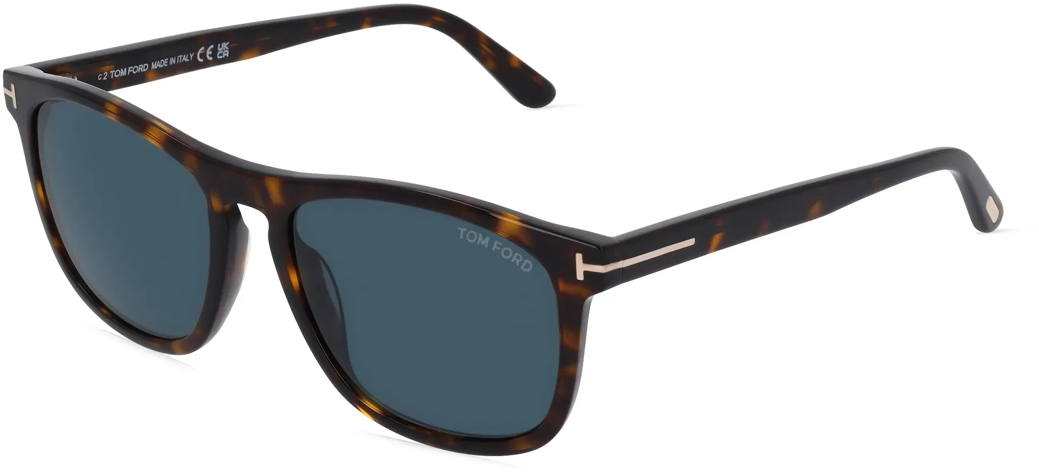 Tom Ford FT0930 GERARD-02 Herren-Sonnenbrille Vollrand Eckig Kunststoff-Gestell, Havanna