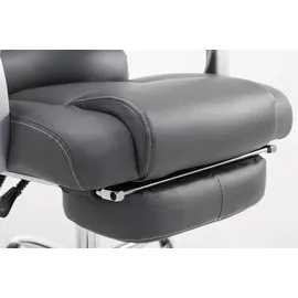 CLP Pacific Kunstleder mit Fußablage grau