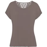 VIVANCE Kurzarmshirt Damen taupe Gr.44/46