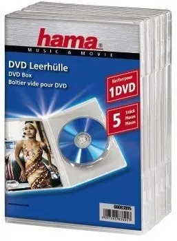 DVD-Leerhülle 5, Transparent