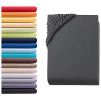 Hometex Premium Textiles Topper Spannbettlaken Spannbetttuch 180-200 x 200