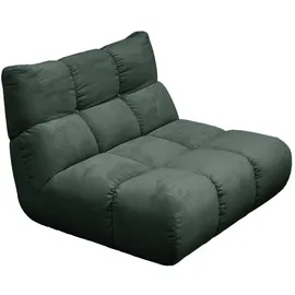 KAWOLA Drehsessel VIVIEN Cord 80 x 80 x 100 cm Grün drehbar