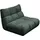 KAWOLA Drehsessel VIVIEN Cord 80 x 80 x 100 cm Grün drehbar