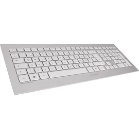 Cherry DW 8000 Wireless Tastatur DE Set weiß/silber