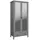 VCM ebuy24 Tromsø Kleiderschrank 2 Spiegeltüren 1 Schublade Grau