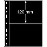 Leuchtturm Kunststoffhüllen OPTIMA, 2er Einteilung, schwarz, 10er Pack