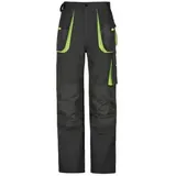 Triuso Power Herren, POWERH54, Bundhose, schwarz-grün, Größe 54